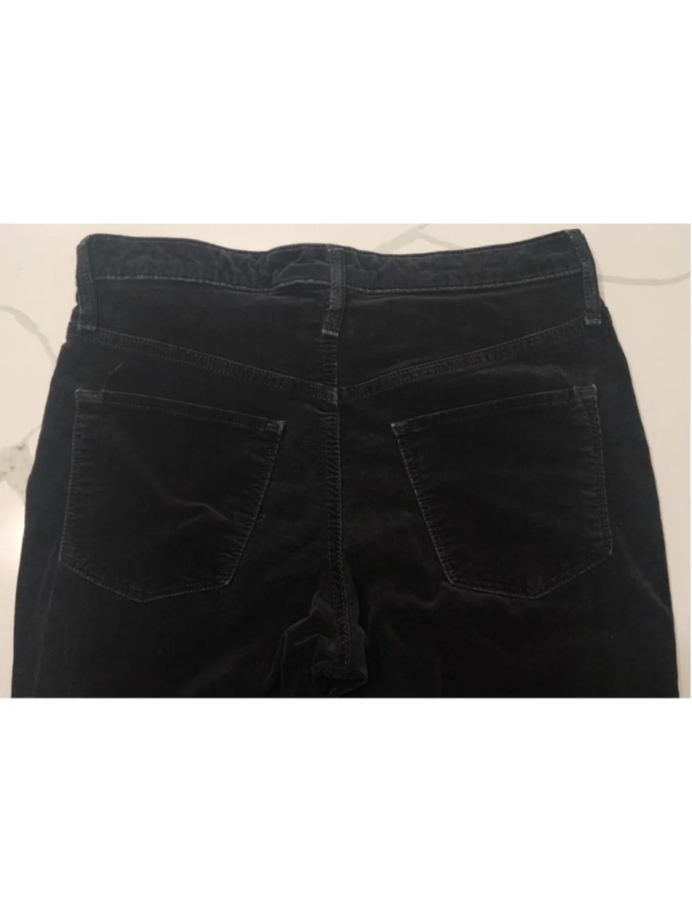 Mossimo Velvet High Rise Skinny Jeans Black 4/27 Super Stretch High Waist Pants